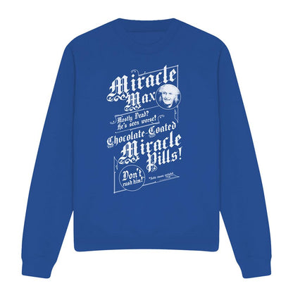 Royal Blue - Front - The Princess Bride Unisex Adult Miracle Max Sweatshirt