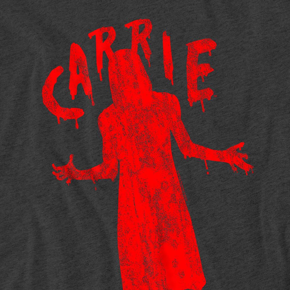 Charcoal - Side - Carrie Unisex Adult Silhouette Heather T-Shirt
