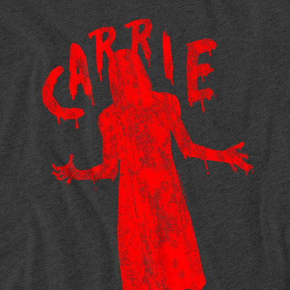 Charcoal - Side - Carrie Unisex Adult Silhouette Heather T-Shirt