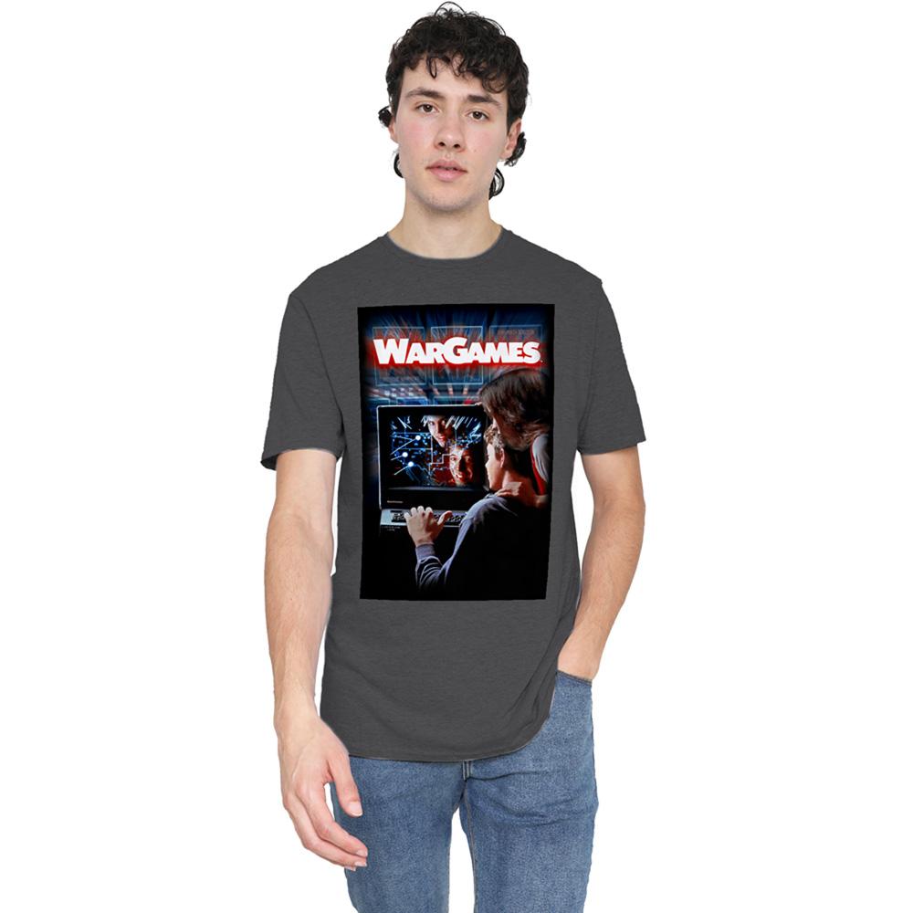 Charcoal - Lifestyle - WarGames Unisex Adult Poster Heather T-Shirt