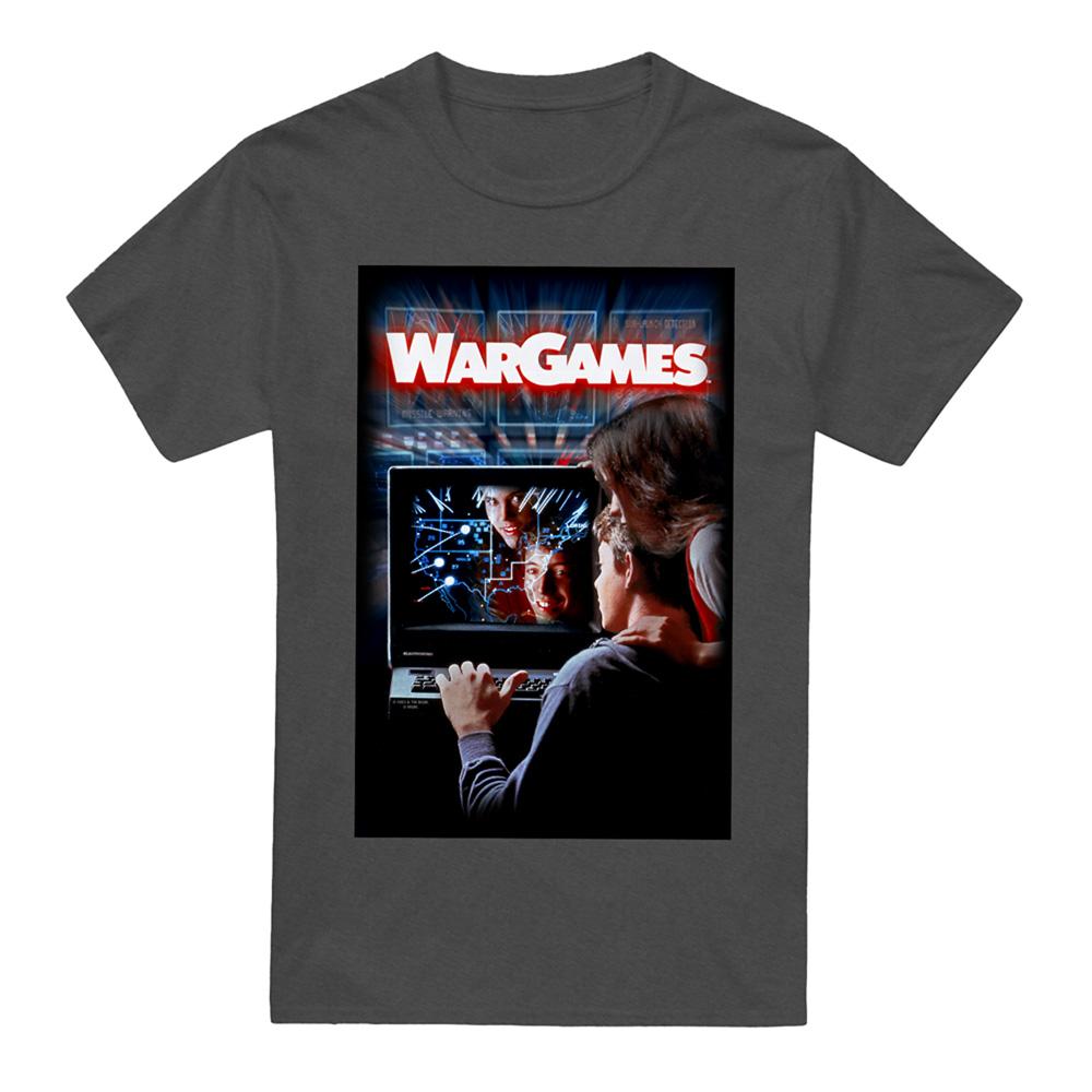 Charcoal - Front - WarGames Unisex Adult Poster Heather T-Shirt