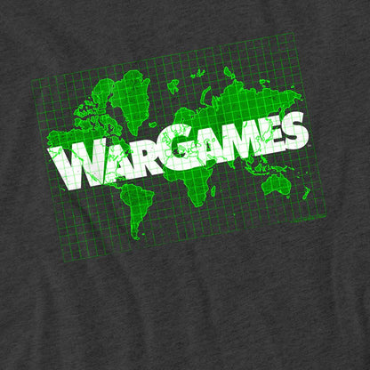 Charcoal - Side - WarGames Unisex Adult Game Board Heather T-Shirt