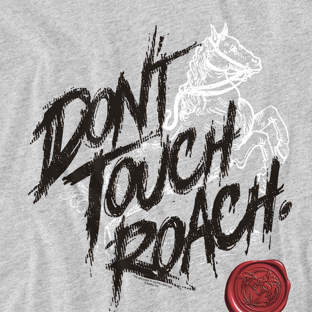 Athletic Heather - Side - The Witcher Unisex Adult Don´t Touch Roach T-Shirt