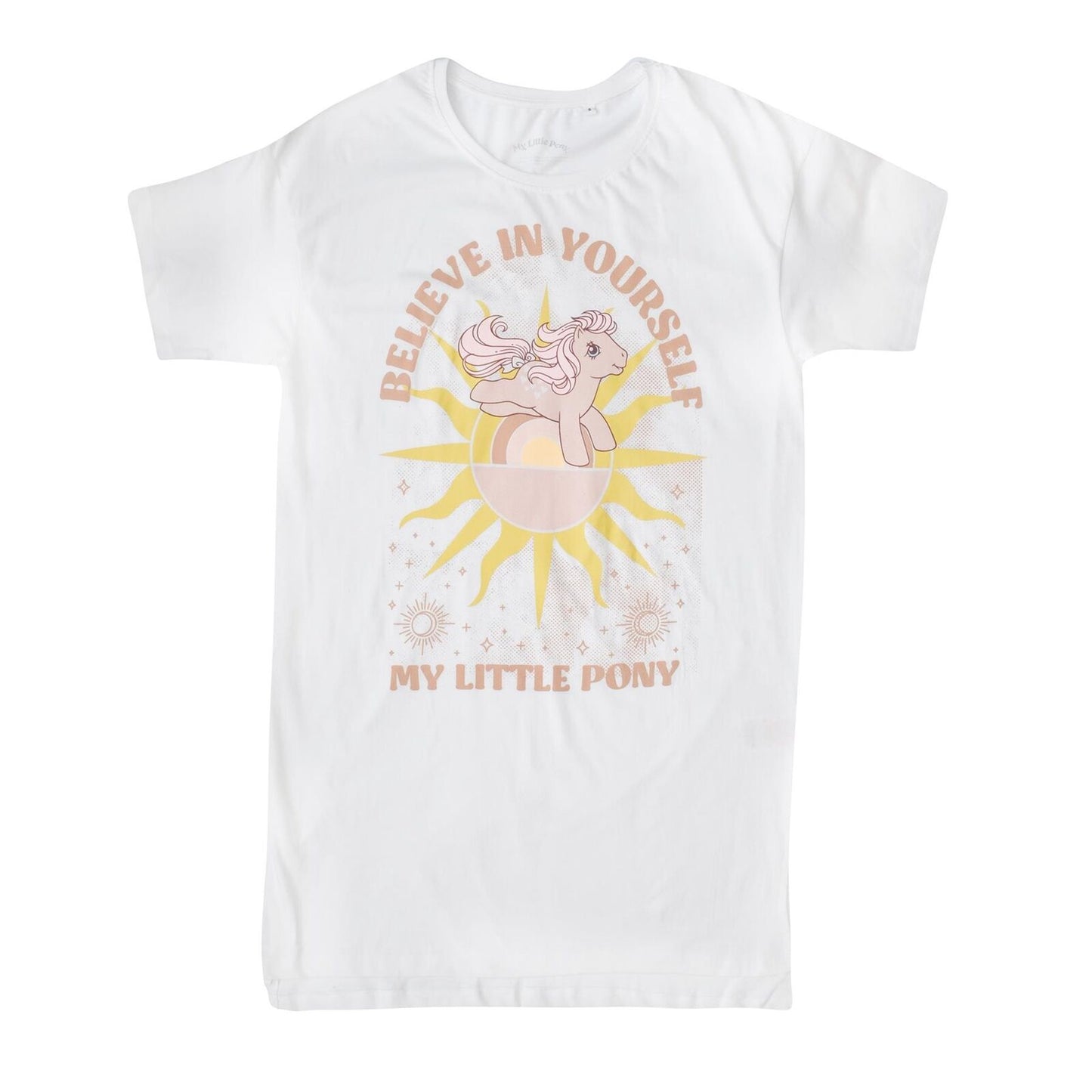 White - Front - My Little Pony Womens-Ladies Believe In Yourself Nightie