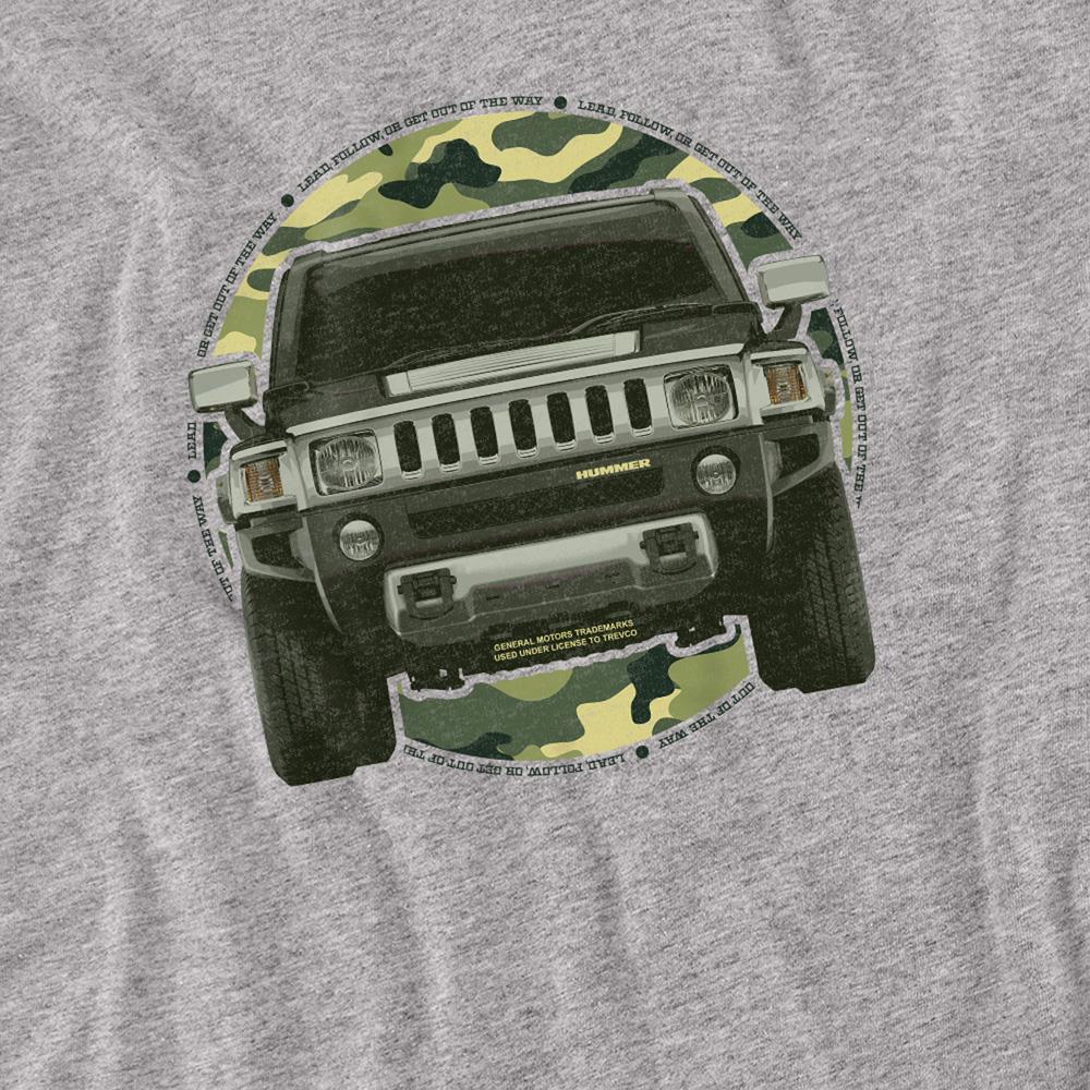 Athletic Heather - Side - Hummer Unisex Adult Lead Or Follow Long-Sleeved T-Shirt