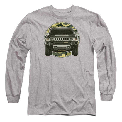 Athletic Heather - Front - Hummer Unisex Adult Lead Or Follow Long-Sleeved T-Shirt