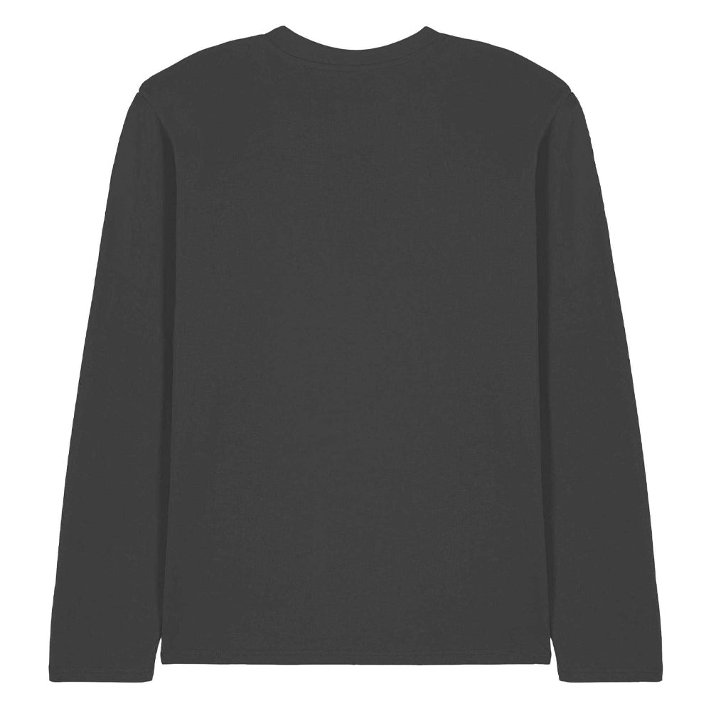 Charcoal - Back - Sesame Street Unisex Adult One Colour Logo Long-Sleeved T-Shirt