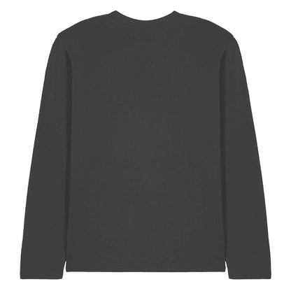 Charcoal - Back - Sesame Street Unisex Adult One Colour Logo Long-Sleeved T-Shirt