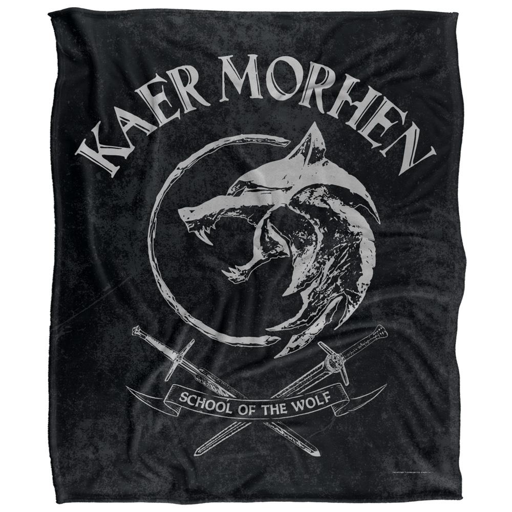 Black - Front - The Witcher Kaer Morhen Blanket
