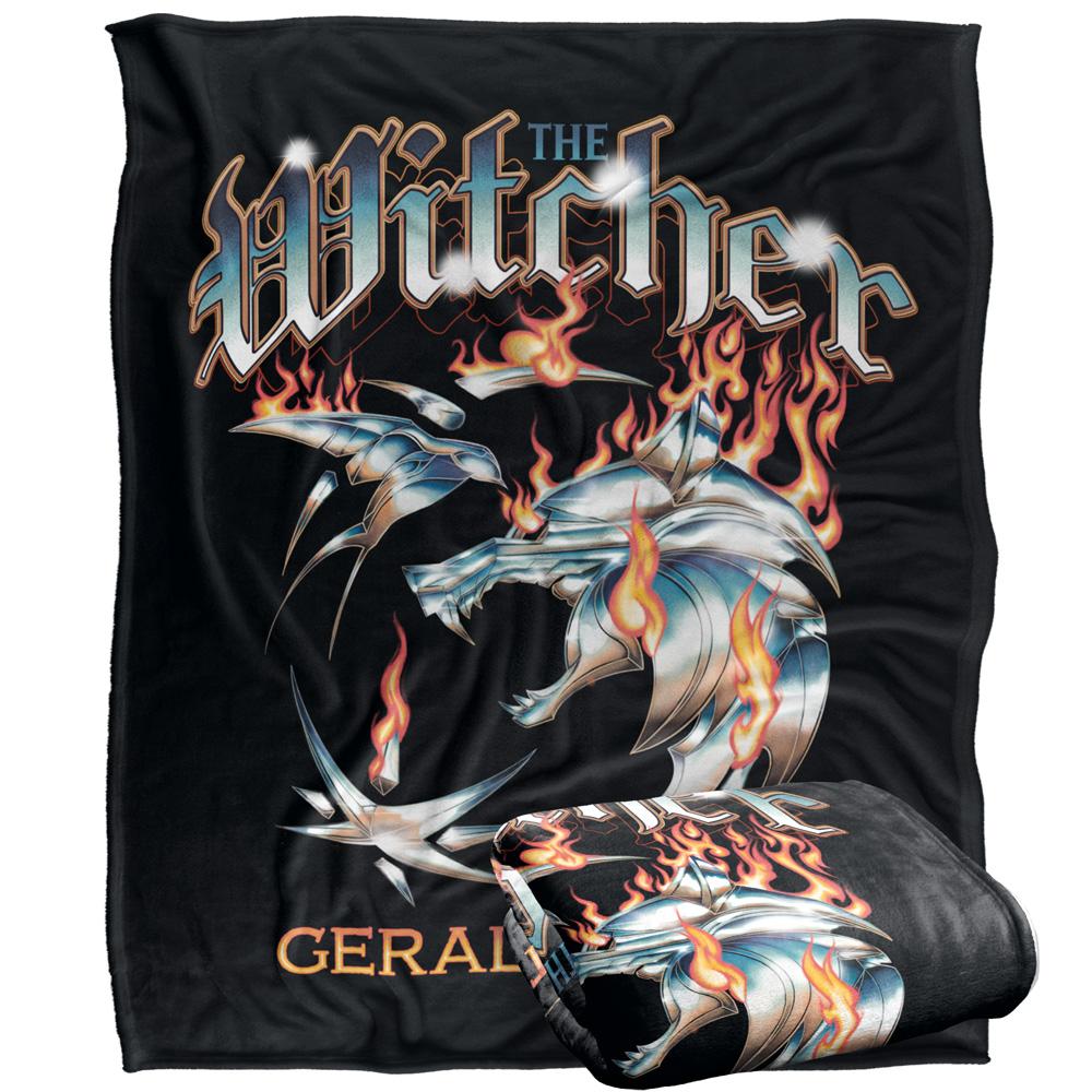 Multicoloured - Back - The Witcher Geralt Of Rivia Blanket