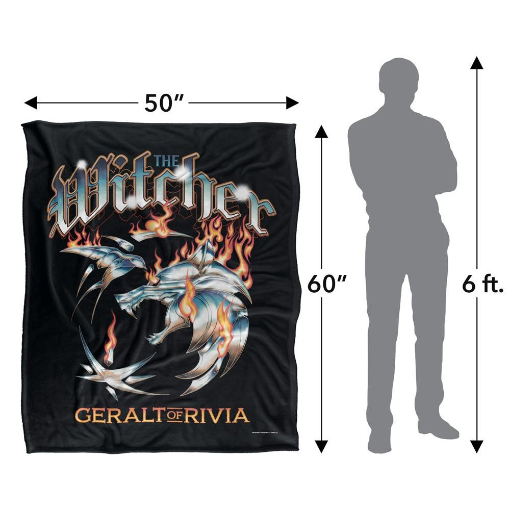 Multicoloured - Close up - The Witcher Geralt Of Rivia Blanket