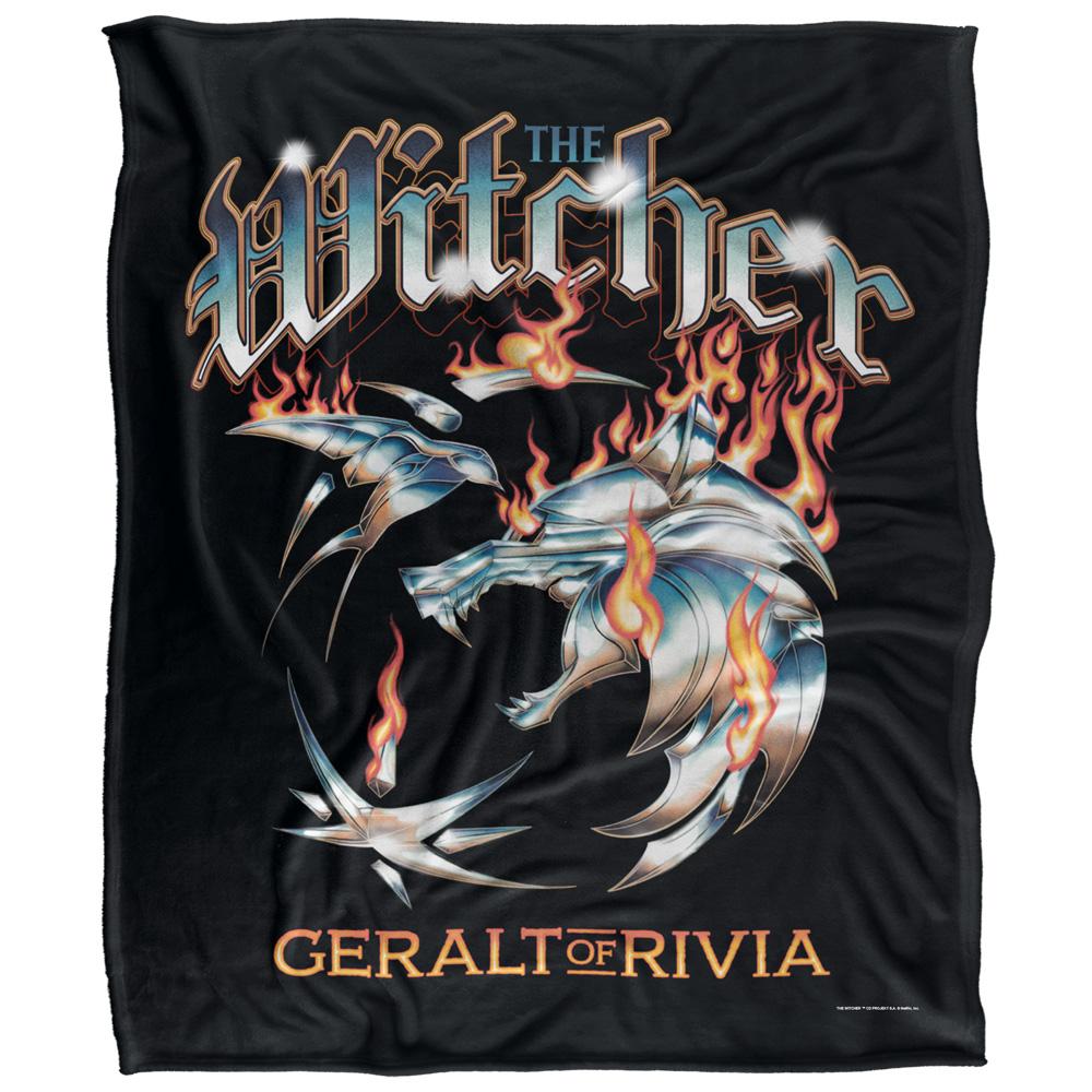 Multicoloured - Front - The Witcher Geralt Of Rivia Blanket