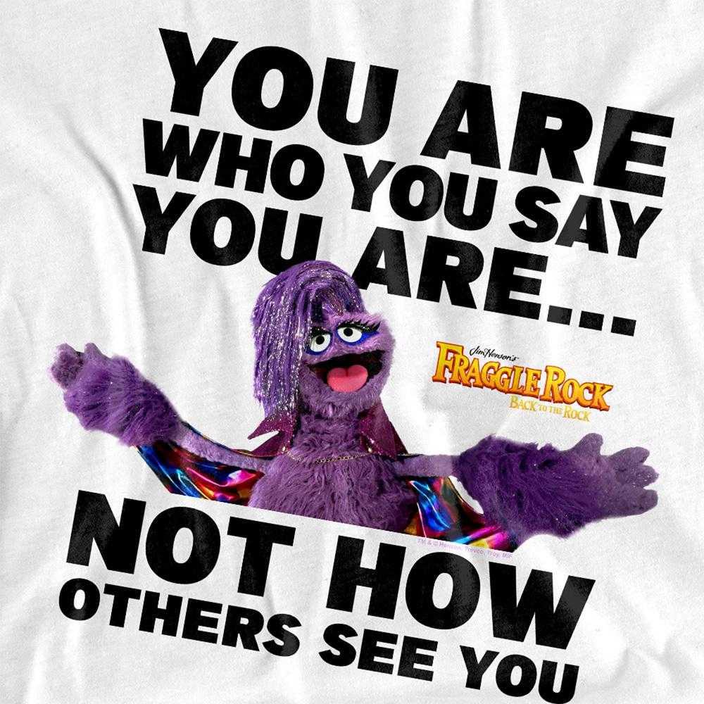 White - Side - Fraggle Rock Unisex Adult Great Glitterini Pride You Are Long-Sleeved T-Shirt