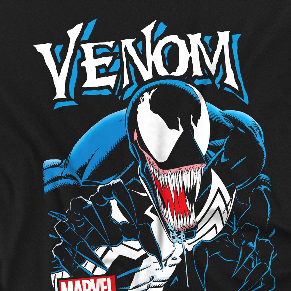 Black - Side - Venom Unisex Adult Antihero Long-Sleeved T-Shirt