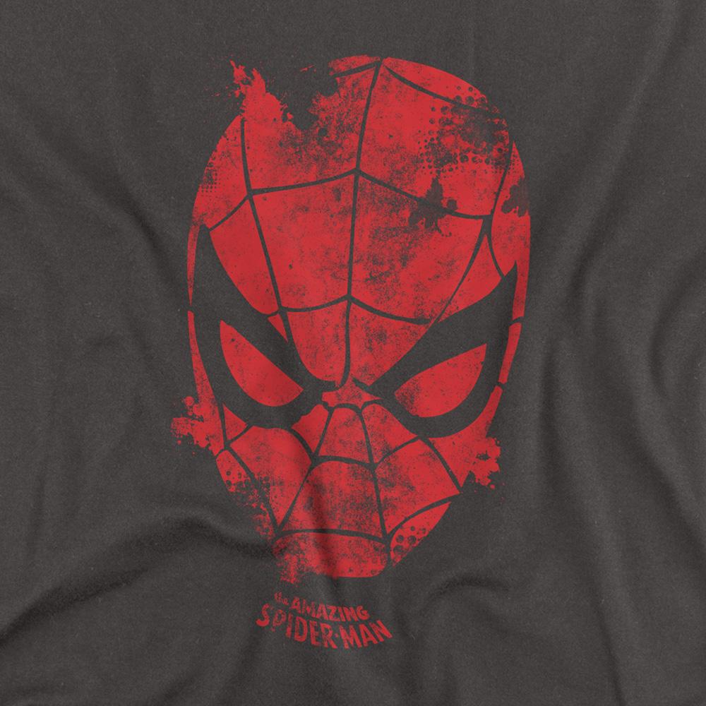Charcoal - Side - Marvel Unisex Adult Webhead Long-Sleeved T-Shirt