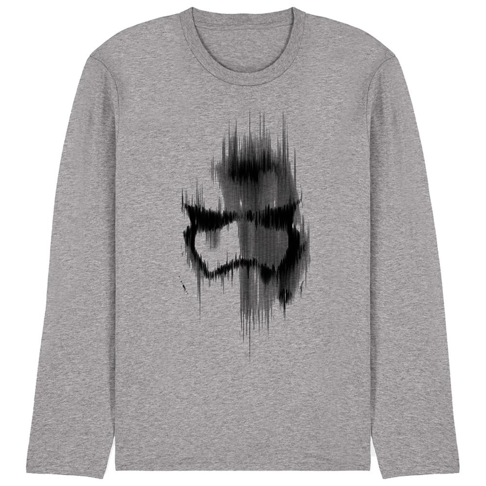 Athletic Heather - Front - Star Wars Unisex Adult Trooper Long-Sleeved T-Shirt