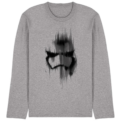 Athletic Heather - Front - Star Wars Unisex Adult Trooper Long-Sleeved T-Shirt