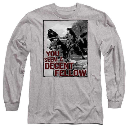 Athletic - Front - The Princess Bride Unisex Adult Fellow Long-Sleeved T-Shirt