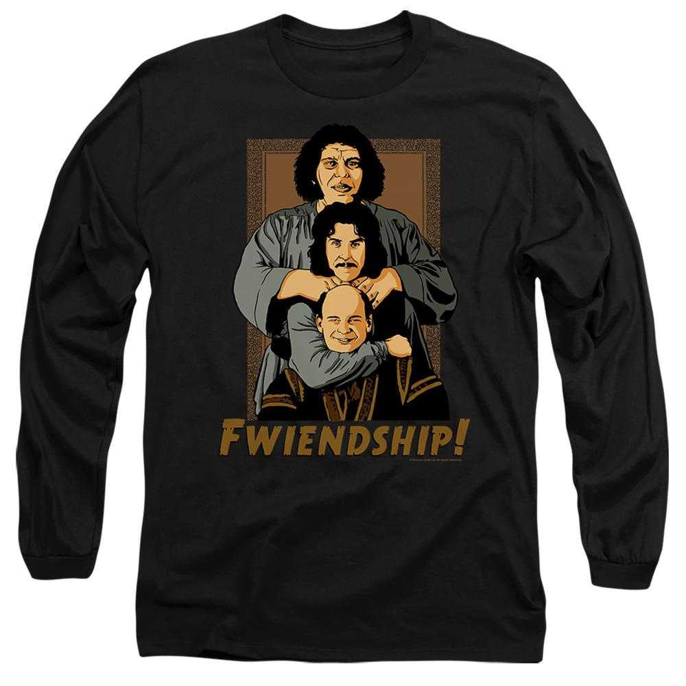 Black - Front - The Princess Bride Unisex Adult Fwiendship Long-Sleeved T-Shirt