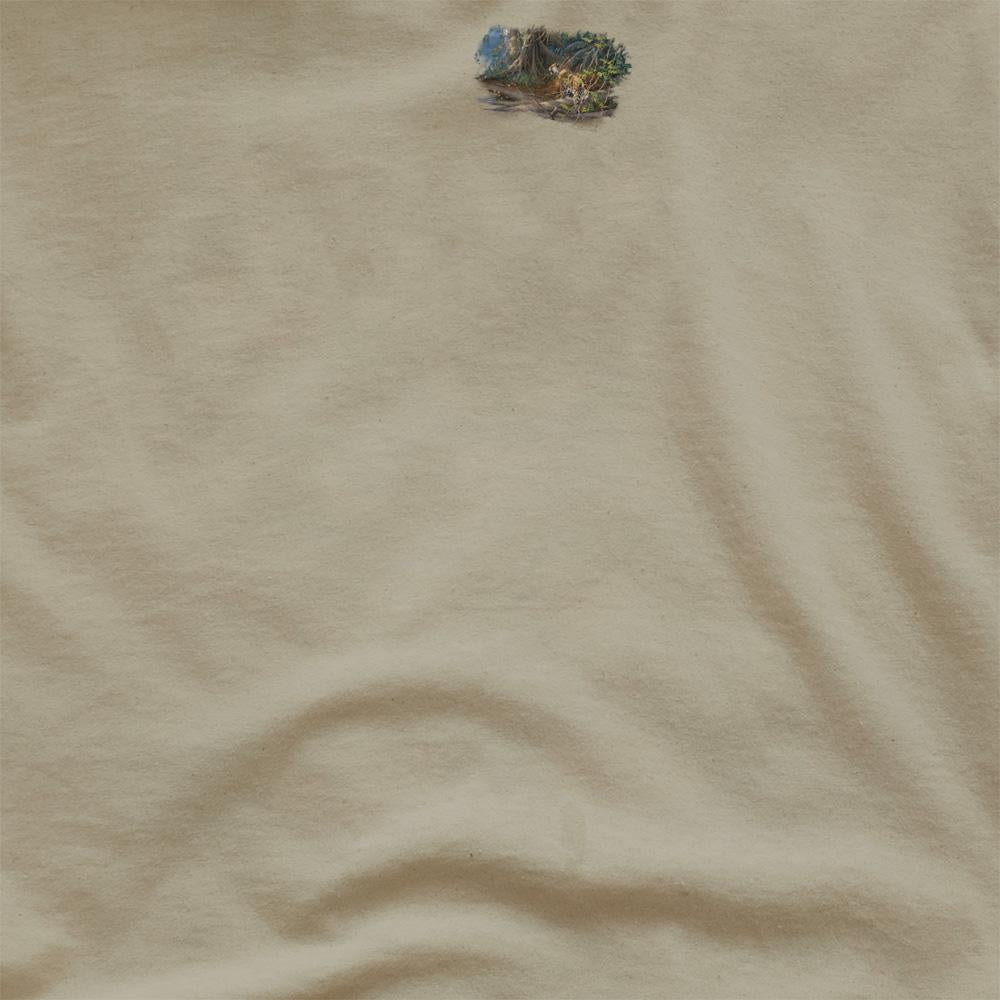Safari Green - Side - Wildlife Unisex Adult River Heat Jajuar T-Shirt