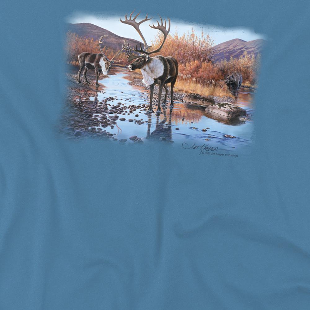 Carolina Blue - Side - Wildlife Unisex Adult Accidental Ambush T-Shirt