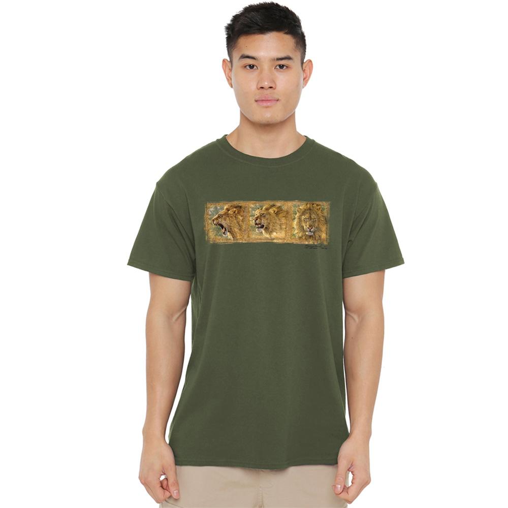 Military Green - Lifestyle - Wildlife Unisex Adult Mood Swing T-Shirt