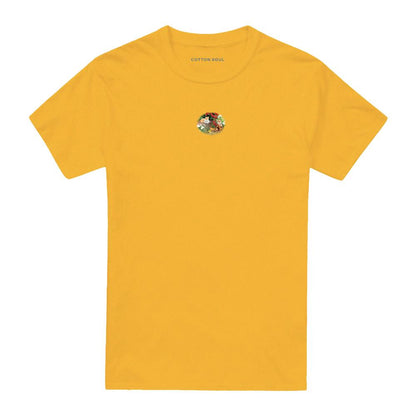 Gold - Front - Wildlife Unisex Adult Mums Kittens T-Shirt