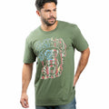 Military Green - Lifestyle - Gas Monkey Garage Mens Flag T-Shirt