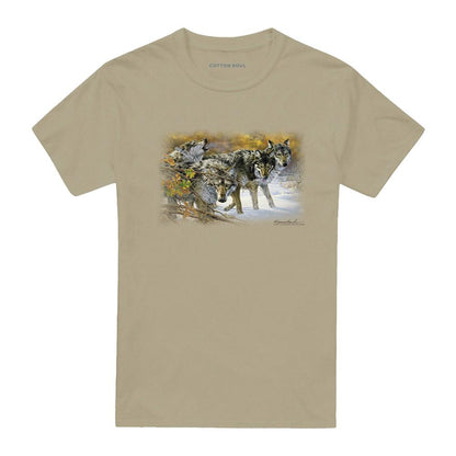 Safari Green - Front - Wildlife Unisex Adult Body Language T-Shirt