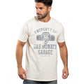Natural - Lifestyle - Gas Monkey Garage Mens Property Of Cotton T-Shirt