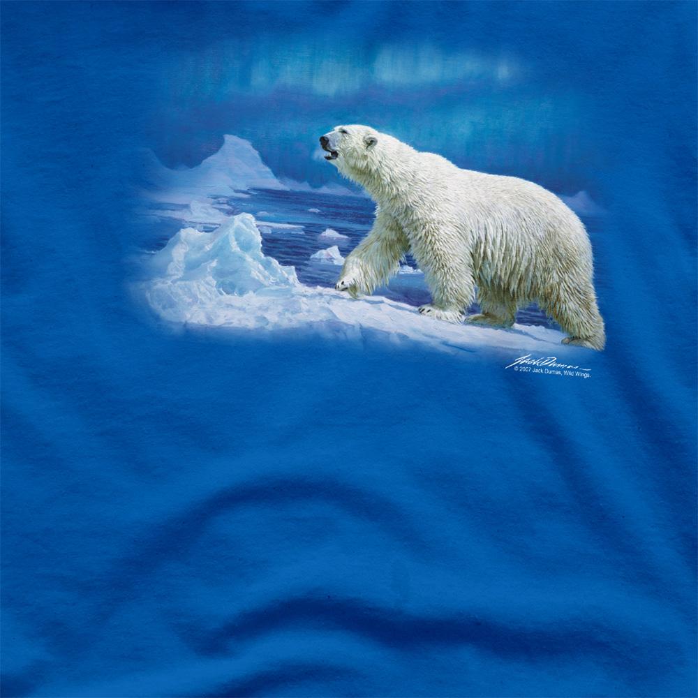Royal Blue - Side - Wildlife Unisex Adult Nomad Of The North T-Shirt