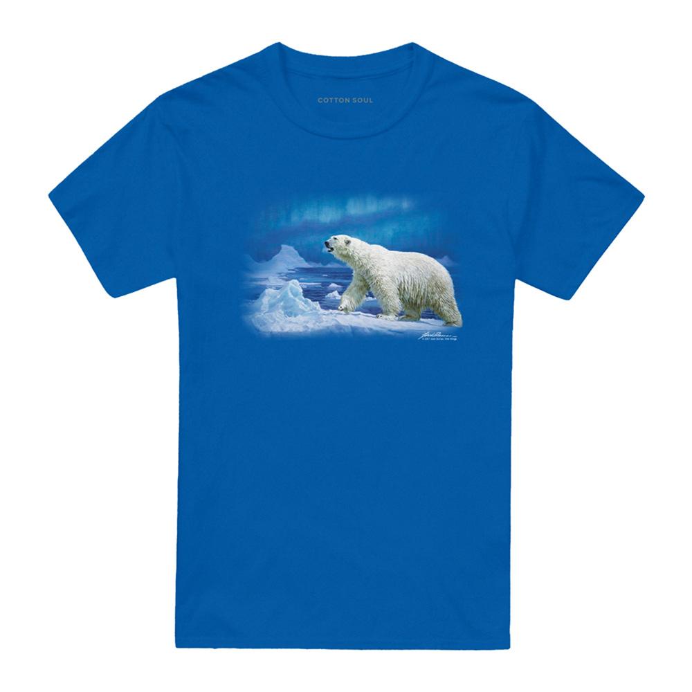 Royal Blue - Front - Wildlife Unisex Adult Nomad Of The North T-Shirt