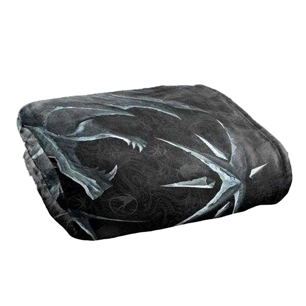 Black - Back - The Witcher Destiny Crest Blanket