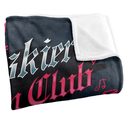 Black - Side - The Witcher Jaskier Fan Club Blanket