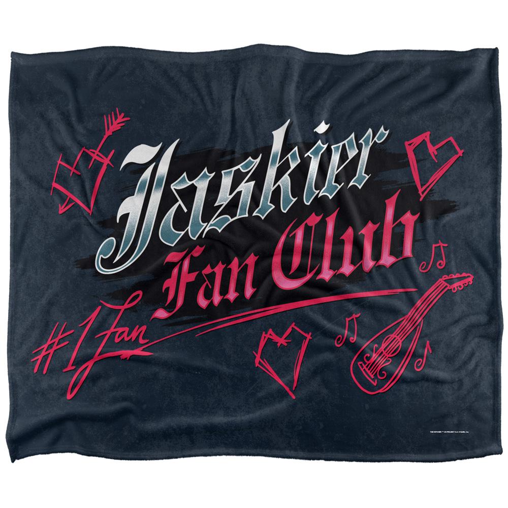 Black - Front - The Witcher Jaskier Fan Club Blanket