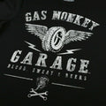 Black - Side - Gas Monkey Garage Mens Parts & Services T-Shirt