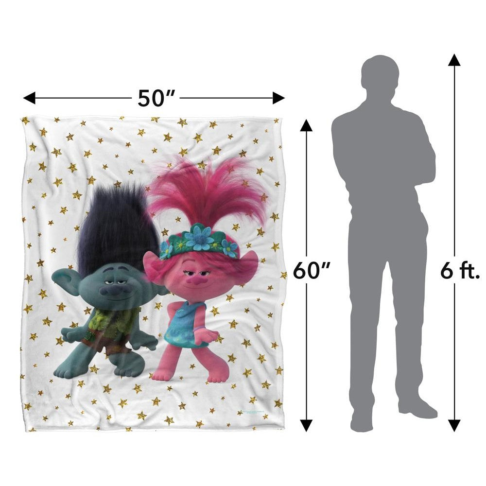 Multicoloured - Lifestyle - Trolls Happy Together Silky Soft Touch Blanket