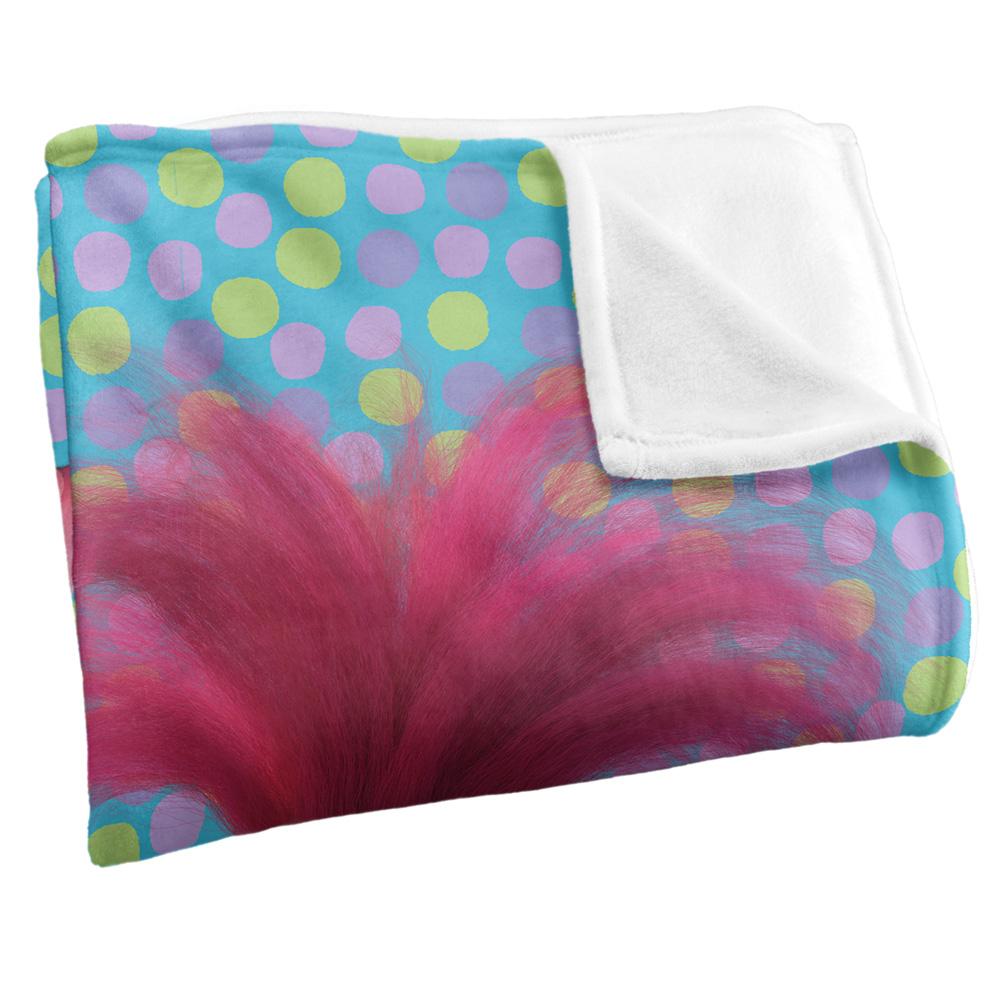 Multicoloured - Side - Trolls Silky Group Soft Touch Blanket