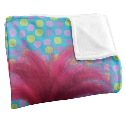 Multicoloured - Side - Trolls Silky Group Soft Touch Blanket