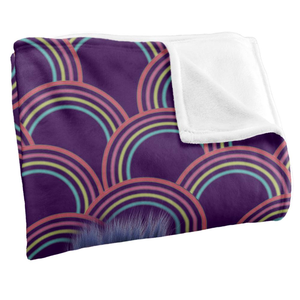 Multicoloured - Side - Trolls Cheer Up Silky Soft Touch Blanket