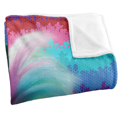 Multicoloured - Side - Trolls Music Rules Silky Soft Touch Blanket