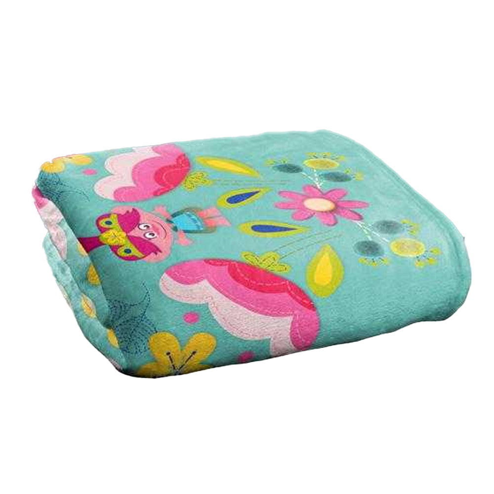 Multicoloured - Back - Trolls Crafty Silky Soft Touch Blanket