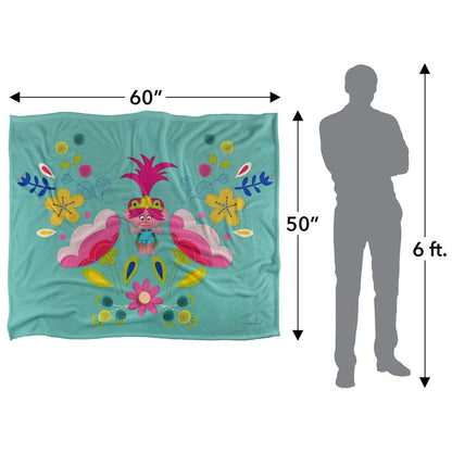 Multicoloured - Lifestyle - Trolls Crafty Silky Soft Touch Blanket
