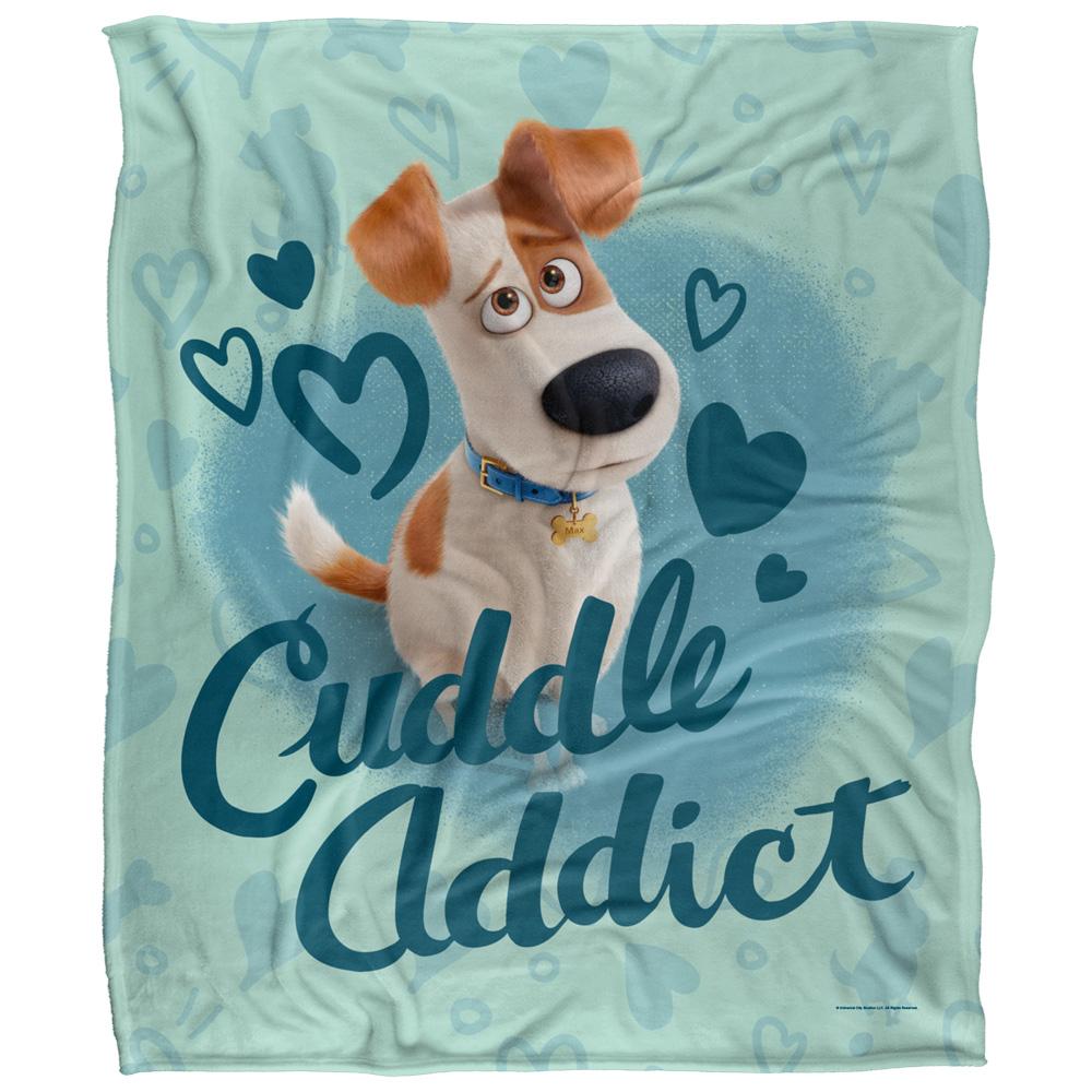 Multicoloured - Front - The Secret Life Of Pets Cuddle Addict Silky Soft Touch Blanket