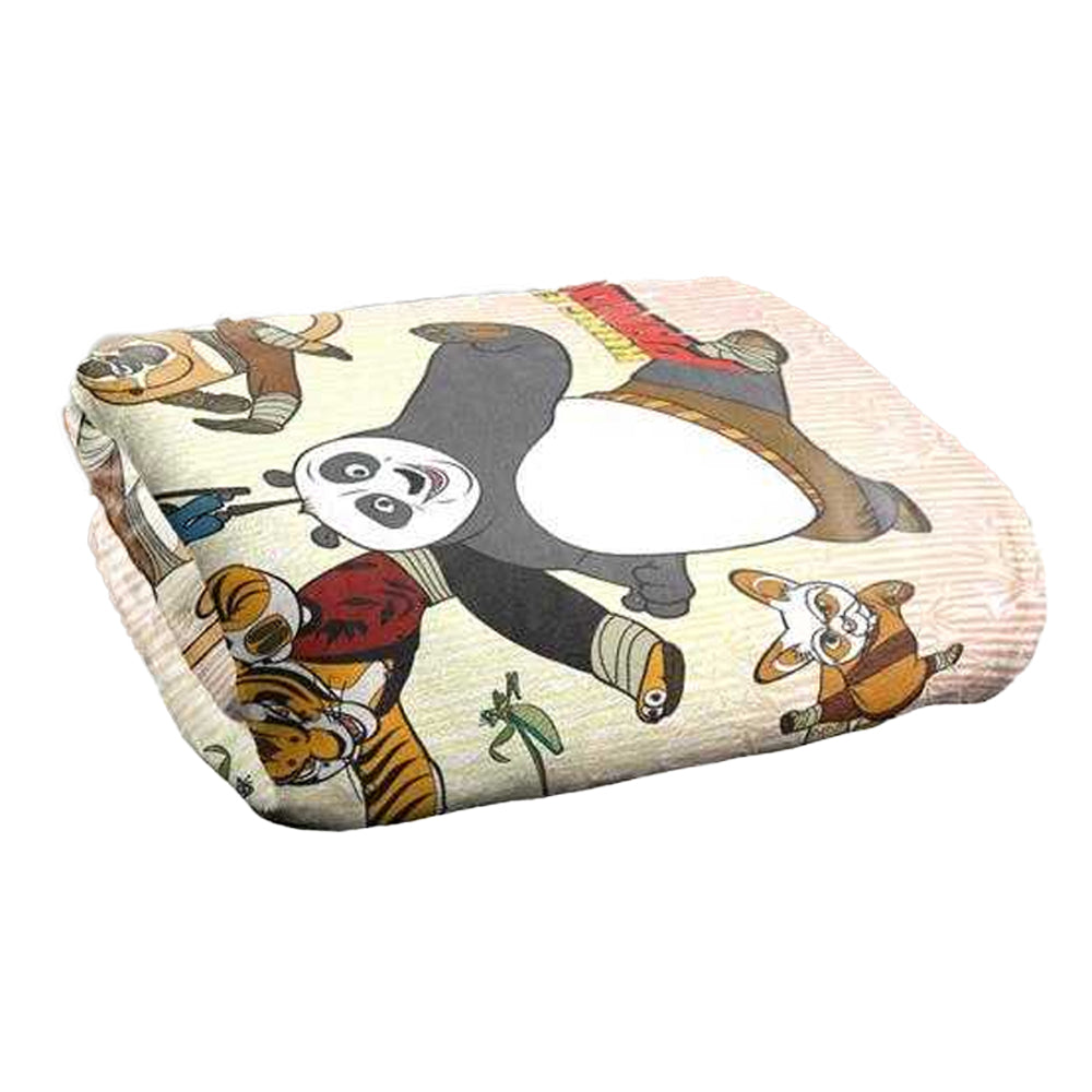 Multicoloured - Back - Kung Fu Panda Silky Soft Touch Blanket