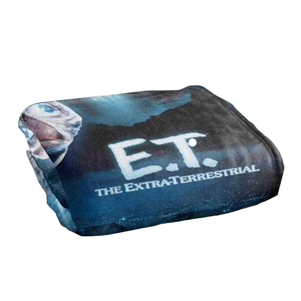 Blue - Back - ET Silky Title Soft Touch Blanket