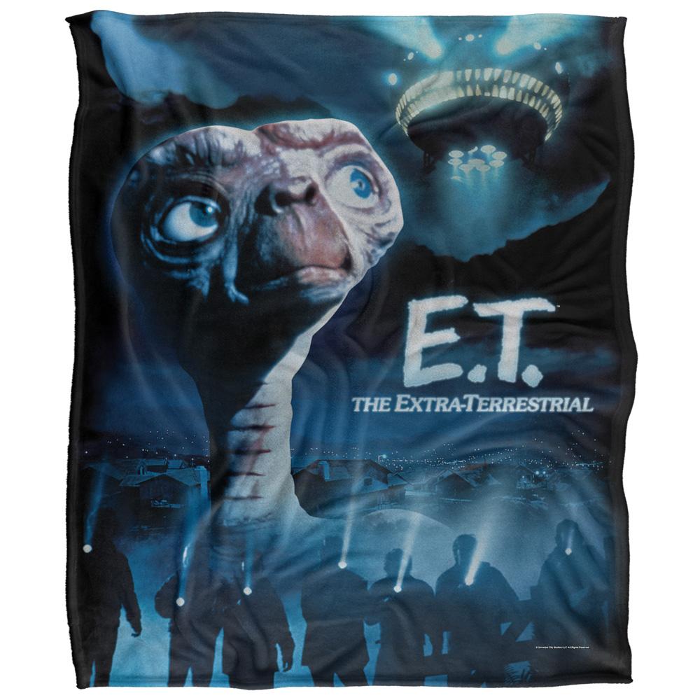 Blue - Front - ET Silky Title Soft Touch Blanket
