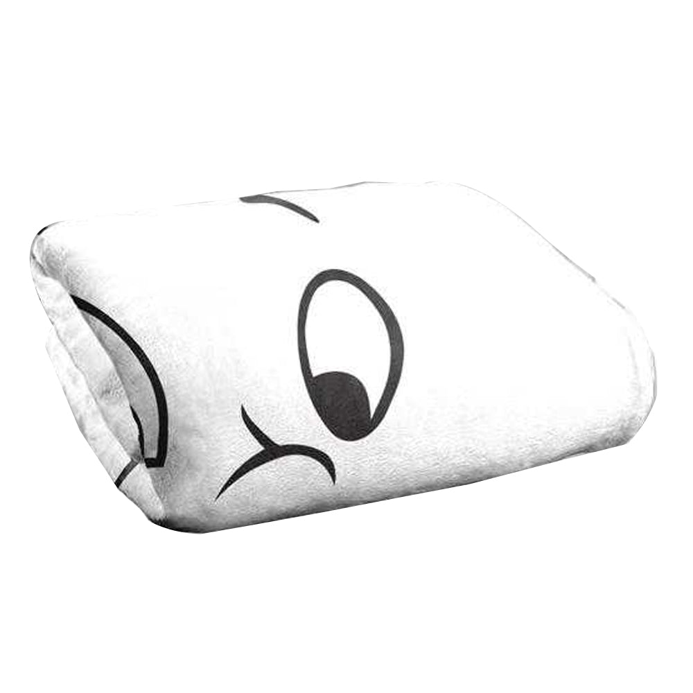 White - Back - Casper The Friendly Ghost Silky Face Soft Touch Blanket