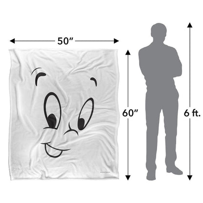 White - Lifestyle - Casper The Friendly Ghost Silky Face Soft Touch Blanket