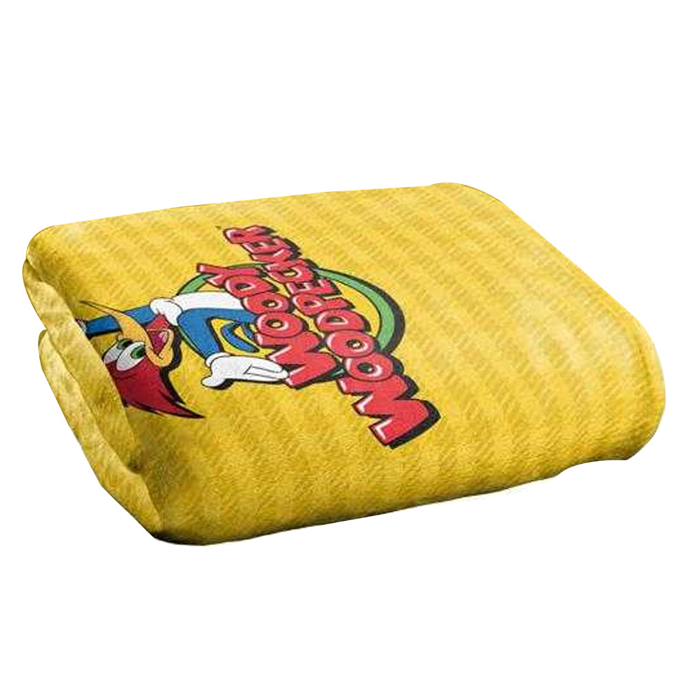 Multicoloured - Back - Woody Woodpecker Silky Woody Soft Touch Blanket